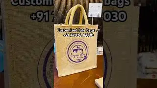 Corporate customised jute bags | conference bag | promotional bag | advertising | #jutebags