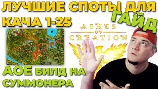 ГАЙД НА ПРОКАЧКУ ПЕРСОНАЖА - ЛУЧШИЕ СПОТЫ - БИЛД НА СУММОНЕРА - СОВЕТЫ - ASHES OF CREATION