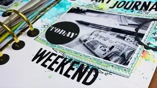 ECD planner Essentials - Mixed Media Scrapbook layout - #1