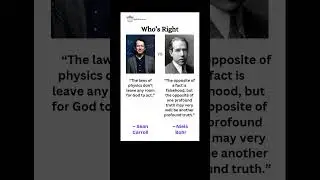 Bohr vs Caroll on God #philosophy #quotes #god #religion #universe #science #physics