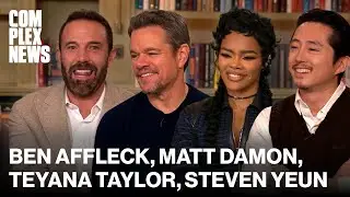 Ben Affleck, Teyana Taylor, Matt Damon & Steven Yeun Talk 'The Rip', Netflix Deal, & 'SNL'