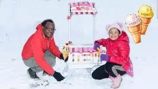 Isabel Pretend Play Ice Cream Cart Toy Food