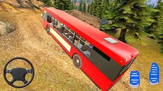 Bus Games：Modern Mountain Bus Driver - Uphill Coach Driving Simulator - Android Gameplay