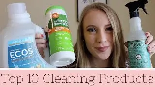 TOP 10 CLEANING PRODUCTS | Cruelty Free, Natural, & Affordable