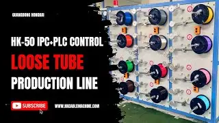 HK-50 IPC + PLC Control Loose Tube Production Line | On-Site at Lebanon Client's Factory