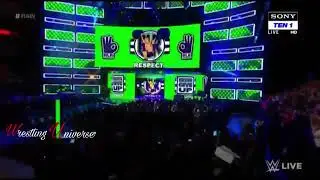 Kane returns and attacks John Cena - Raw 19 March,2018