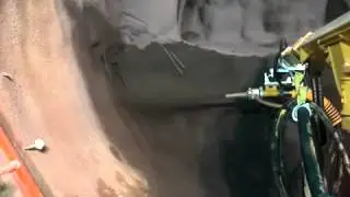 sika shotcrete machine Concreto Nozzleman Sprayed Concrete cap 17putzmeister  Underground