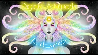 Libra ♎ Zodiac Sign ✨ Digital Drawing Artwork Process Linie's Art & Music 🎨🎧 Ambient music