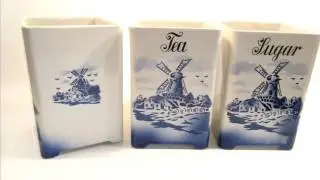 Colorful Ceramic Kitchen Canisters