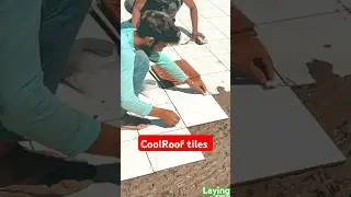 Cool Roof tiles | orientbell | heat reflective #roofing #heat  #terrace #shorts #tiles #coolingtile