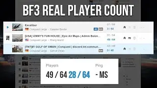BF3 Battlelog Real Players demo - Google Chrome extension