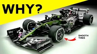Why Do Racing Cars Have Smooth Tyres? #carinsurance  #technology #automobile