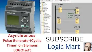 #Asynchronous Pulse Generator(Cyclic Timer) on Siemens LOGO!soft