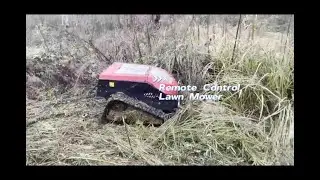 🚜 Track-Mounted Remote Control Lawn Mower