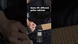 Same amp different cabs #guitar
