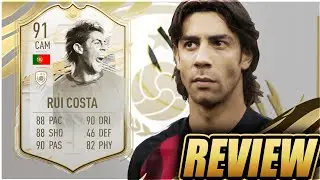 FIFA 21 PRIME ICON MOMENTS SBC RUI COSTA (91) PLAYER REVIEW! FIFA 21 ULTIMATE TEAM!