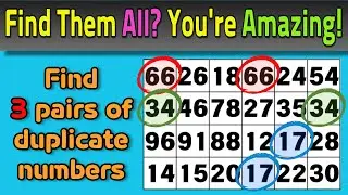 Find the same numbers 1081-1088