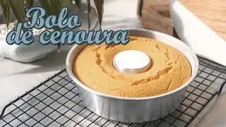 Bolo de cenoura {sem glúten e sem lactose}