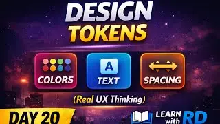 Day -20 🎉Design Tokens in Figma  Colors, Text, Spacing Proper-aa Manage  in tamil #learnwithrd 