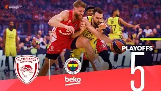 Olympiacos is back to the Final Four! | Playoffs Game 5, Highlights | Turkish Airlines EuroLeague