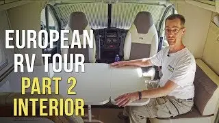 Italian/European Motorhome / RV Tour - Part 2: Interior