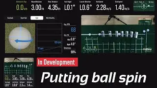 Developing Putting Ball Spin Technology #golfboy #putting