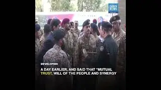 COAS Visits Karachi Police Attack Victims, Says &lsquo;Trust, Will Of People Needed To Defeat Terrorism'