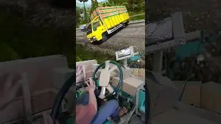 terpaksa harus mundur cuy, untung suspensi empuk #bussid