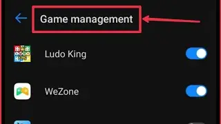 Allow Apps in Game management || Tecno Mobile