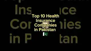 Top 10 Health Insurance company in Pakistan 🇵🇰 #top10 #youtubeshorts #shorts
