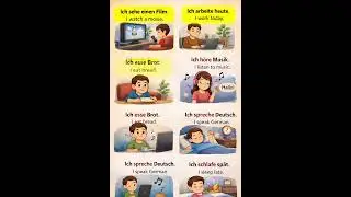 Speak German Daily 🇩🇪 | Basic German Sentences with English | German for Beginners