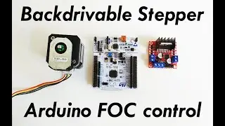 Шаговый двигатель с замкнутым контуром, использующий алгоритм FOC &mdash; SimpleFOClibrary