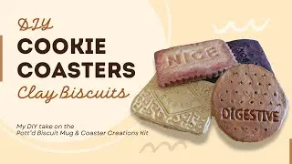 DIY Biscuit Coasters Craft Kit - Cookie Coaster Tutorial; Can I beat the Pott'd Biscuit Coaster Kit?