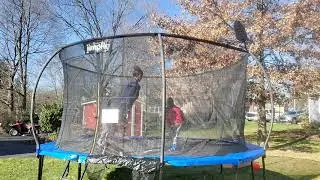 jumpfly backyard trampoline for kids