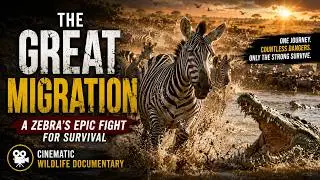 The Great Migration: A Zebra&rsquo;s Epic Fight for Survival | Cinematic Wildlife Documentary