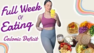 Full Week of EATING on a CALORIC DEFICIT! What I Eat to Lose Weight! Vegetarian Meal Ideas!