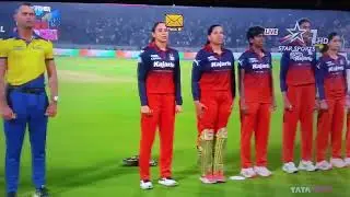 TATA WPL 2026 Rcb vs Mi National Anthem 