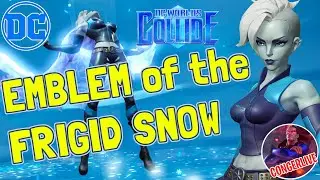 KILLER FROST EMBLEM of the FRIGID SNOW DC WORLDS COLLIDE