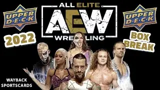 BIG Autograph Hit! 2022 Upper Deck All Elite Wrestling AEW Hobby Box