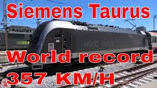 OBB Siemens Taurus ES64U4 World fastest locomotive
