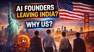 क्या Indian AI Founders भारत छोड़ रहे हैं? 😳 | Why Startups Are Moving to America
