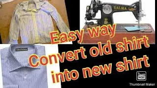 How to change your damaged shirt collar to new collar🎗