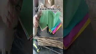 #catching #kiteflying #kitecaught #kite Making For #lahore #basant | 1 Tawa Kite Making | Part-22