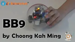 [e@Robotclub] Choong Kah Ming made a 'BB9' using Inventor Kit