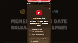 MEMEFI LISTING DATE RELEASE?🤔💣 MEMEFI NEWS