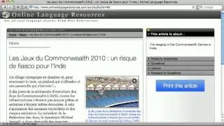 Online Language Resources: content types