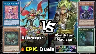 Beetrooper vs Pendulum Magician 🔥 High Rated Yugioh Top Decks 2021 Dueling Book
