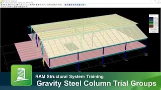 Specifying Trial Groups for Gravity Steel Columns in RAM Structural System
