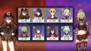 Hu Tao Raiden Overload - Kuki Overload | Abyss 2.7 | Floor 12 9 stars