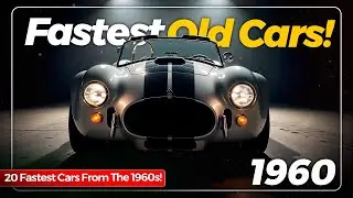 20 FASTEST and RAREST American Old Cars From The 1960s, We Want Back!